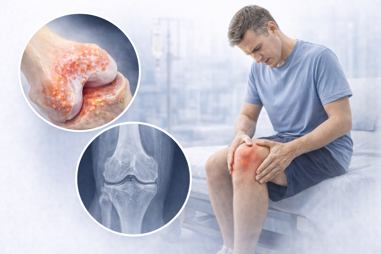 condromalacie rotuliana ilustratie medicala degradare cartilaj rotula durere genunchi anterior