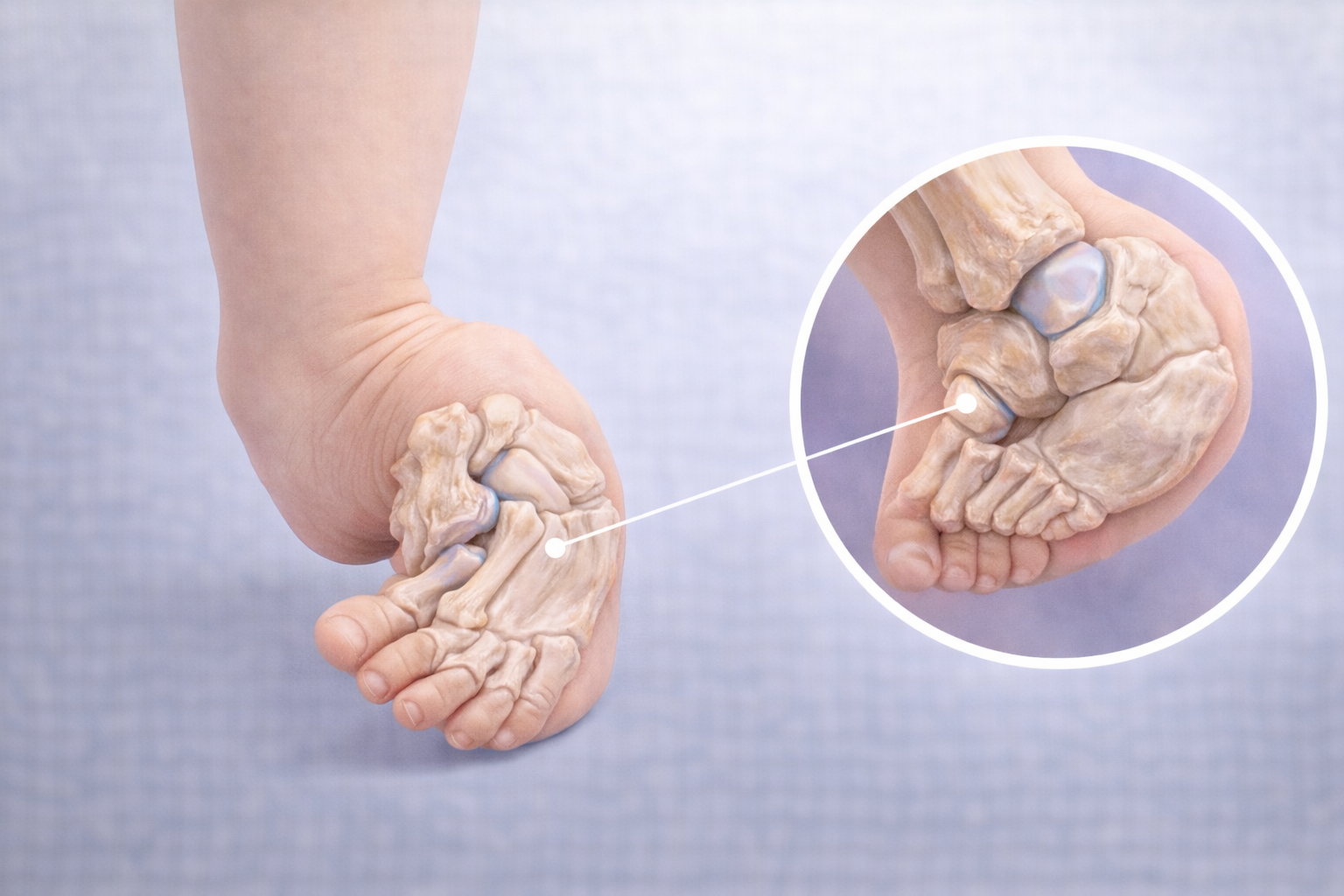 picior stramb congenital deformare picior copil clubfoot pozitie anormala